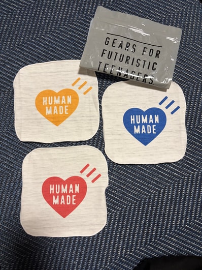 human made ミニタオル ミニハンカチ ガーゼタオル