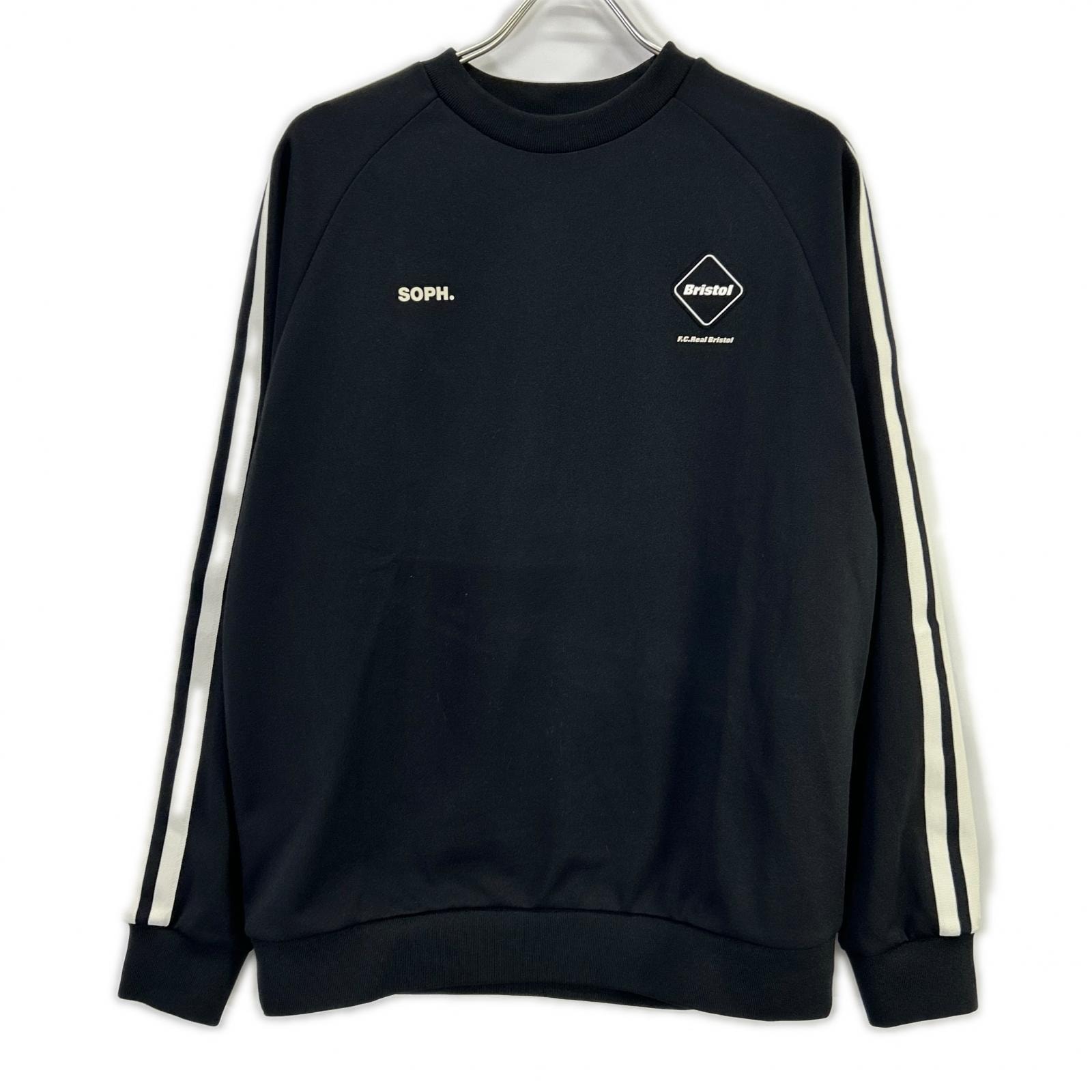 エフシーリアルブリストル FCRB-252083 ブラック TRAINING TRACK CREWNECK M