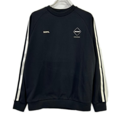 エフシーリアルブリストル FCRB-252083 ブラック TRAINING TRACK CREWNECK M