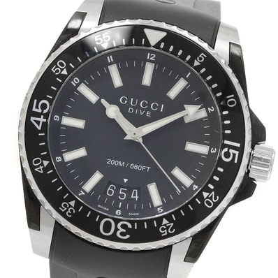 ☆良品 グッチ ダイヴ 136.2/YA136204B メンズ 【中古】