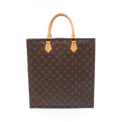ルイ・ヴィトン LOUIS VUITTON サックプラ モノグラム トートバッグ バッグ PVCコーティングキャンバス レザー モノグラム レディース ブラウン系 M51140 【中古】