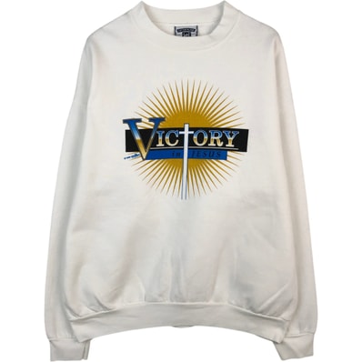 古着 90年代 リー Lee JESUS イエスキリスト プリントスウェットシャツ トレーナー USA製 メンズXL相当 ヴィンテージ/eaa624880