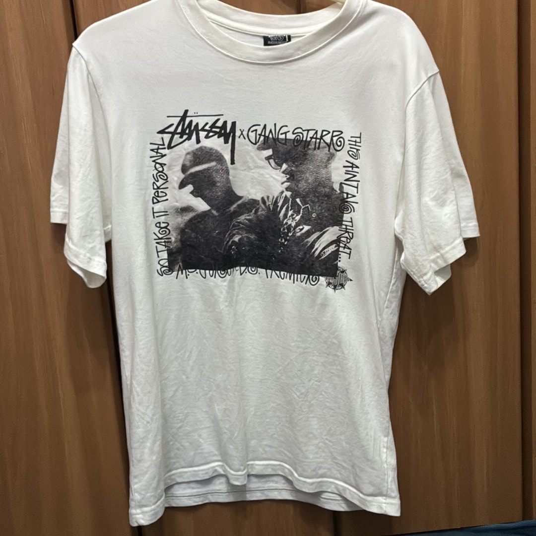 Stussy x Gang Starr Take It Personal Tee "White"