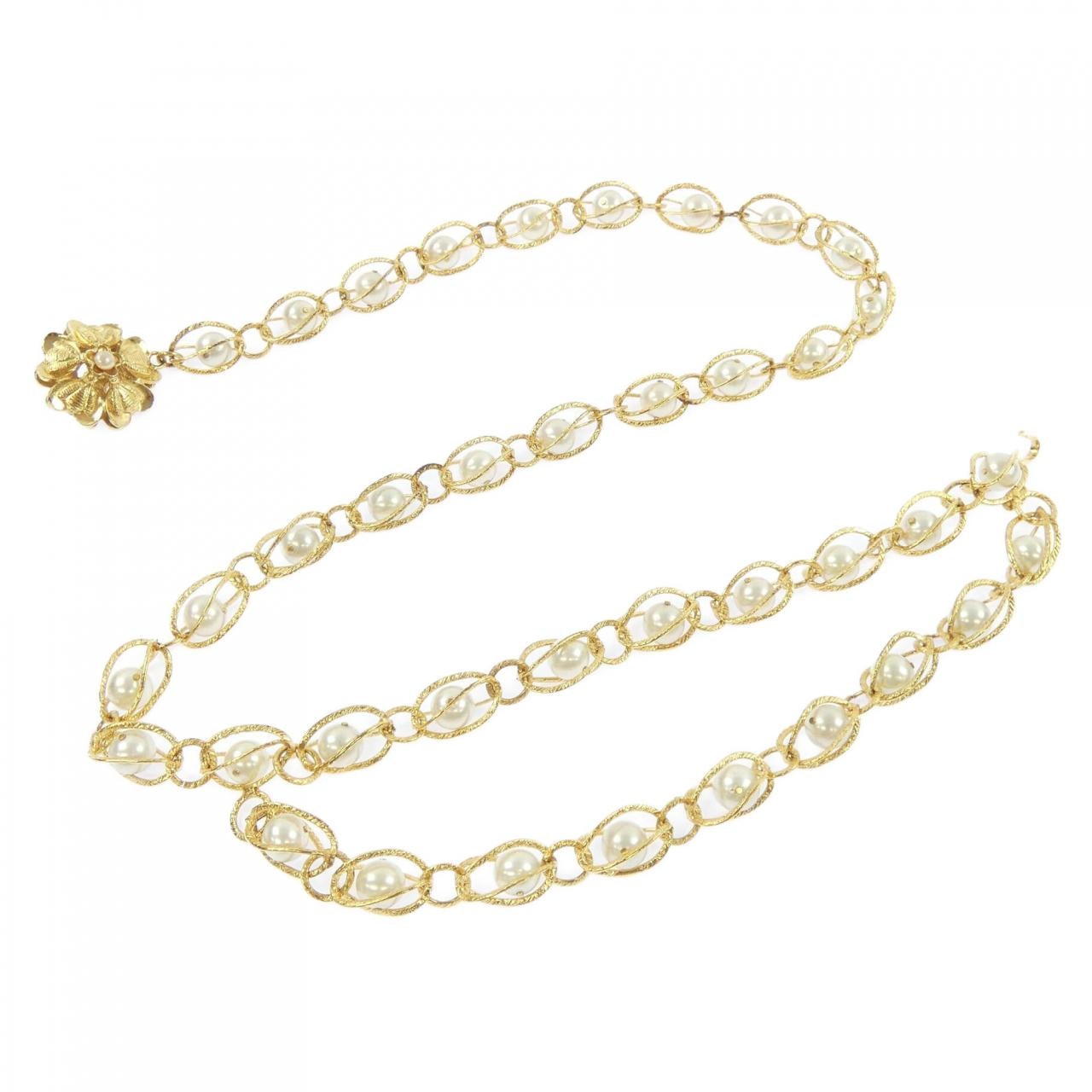 【ヴィンテージ】シャネル CHANEL フラワー チェーンベルト BELT