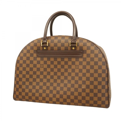 【6dc2754】ルイヴィトン ハンドバッグ ダミエ ノリータ24 N41454 エベヌ【中古】レディース