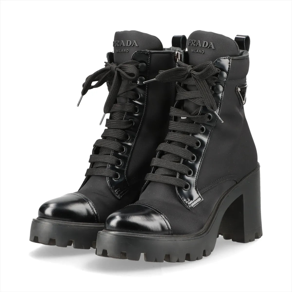 ■美品 プラダ リナイロン36 1/2 23.5cmブーツ
