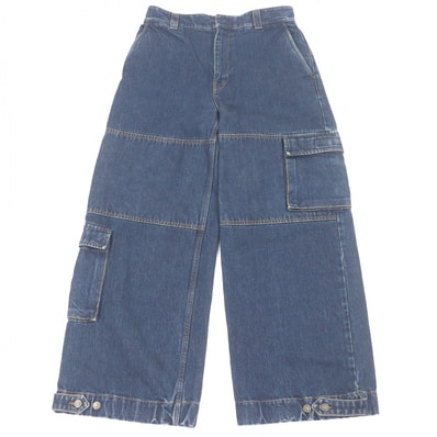 極美品 グッチ デニムパンツ インディゴブルー メンズ 46 774082