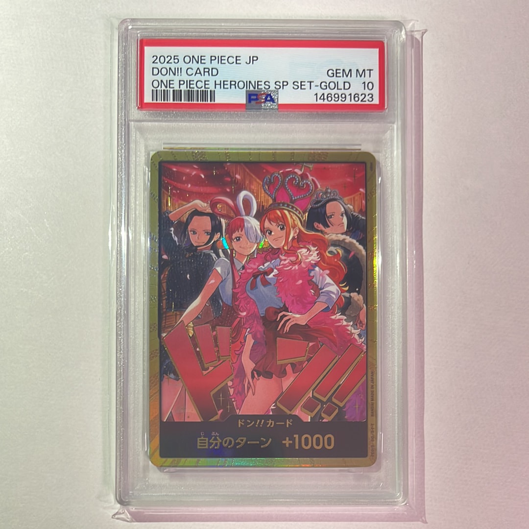 PSA10】ドン!!カード : ロビン&ウタ&ナミ&ハンコック スーパーパラレル