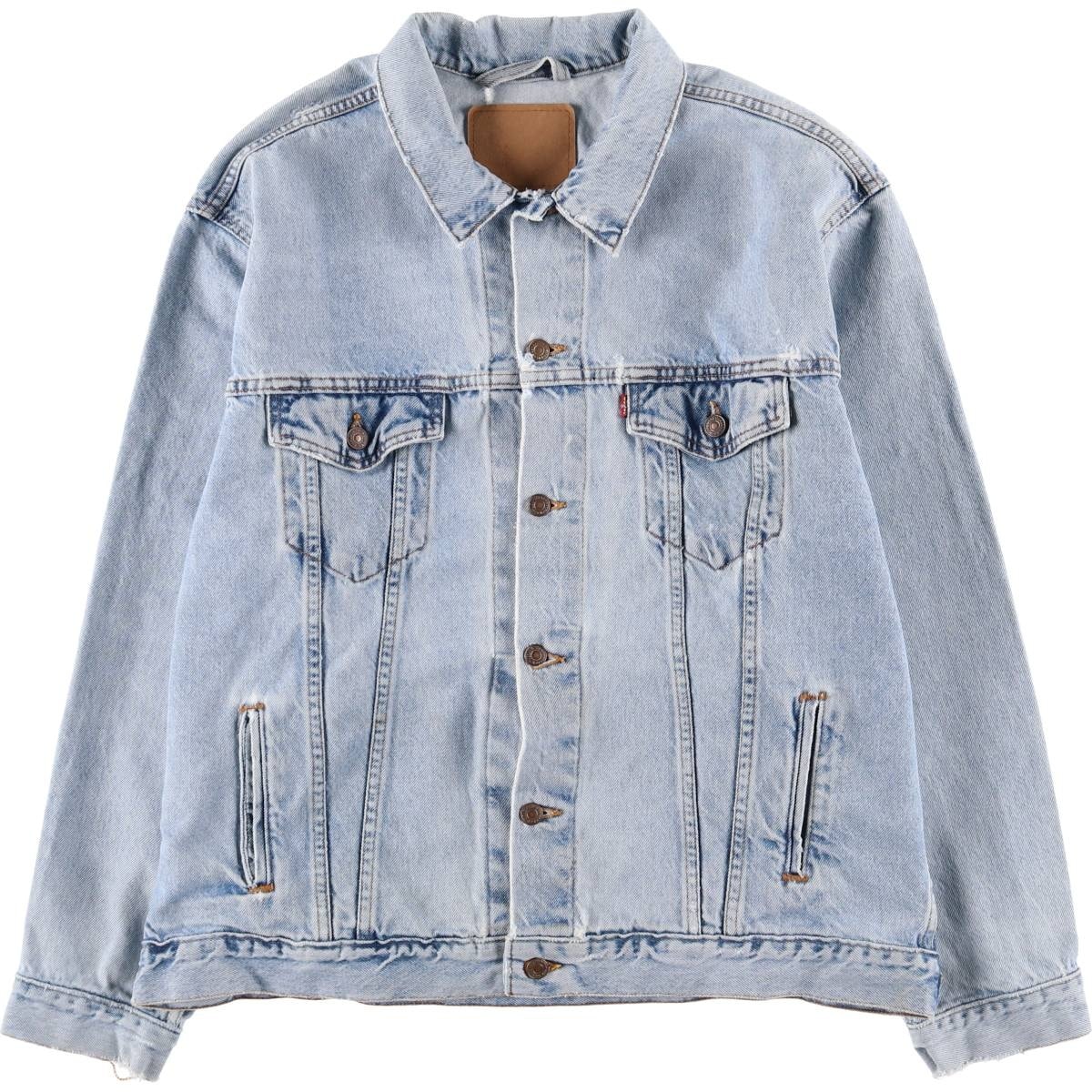 古着 90年代 リーバイス Levi's デニムジャケット Gジャン USA製 メンズXL相当 ヴィンテージ/eaa588042