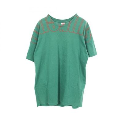 シュプリーム Supreme Upside Down Tee クルーネック 半袖Tシャツ 衣料品 トップス コットン メンズ グリーン系 【中古】