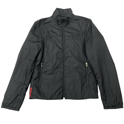 PRADA プラダ ナイロン ポリエステル ナイロンジャケット ブラック
36395