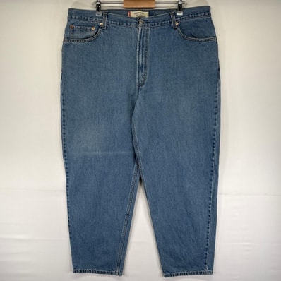 古着 リーバイス Levi's デニム パンツ 560 大きいサイズ ジーパン テーパード ジーンズ ジッパーフライ W44 L32 ブルー系 メンズ