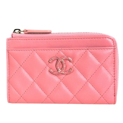 シャネル マトラッセ ココマーク コインケース ラムスキン AP3982 レディース CHANEL 中古