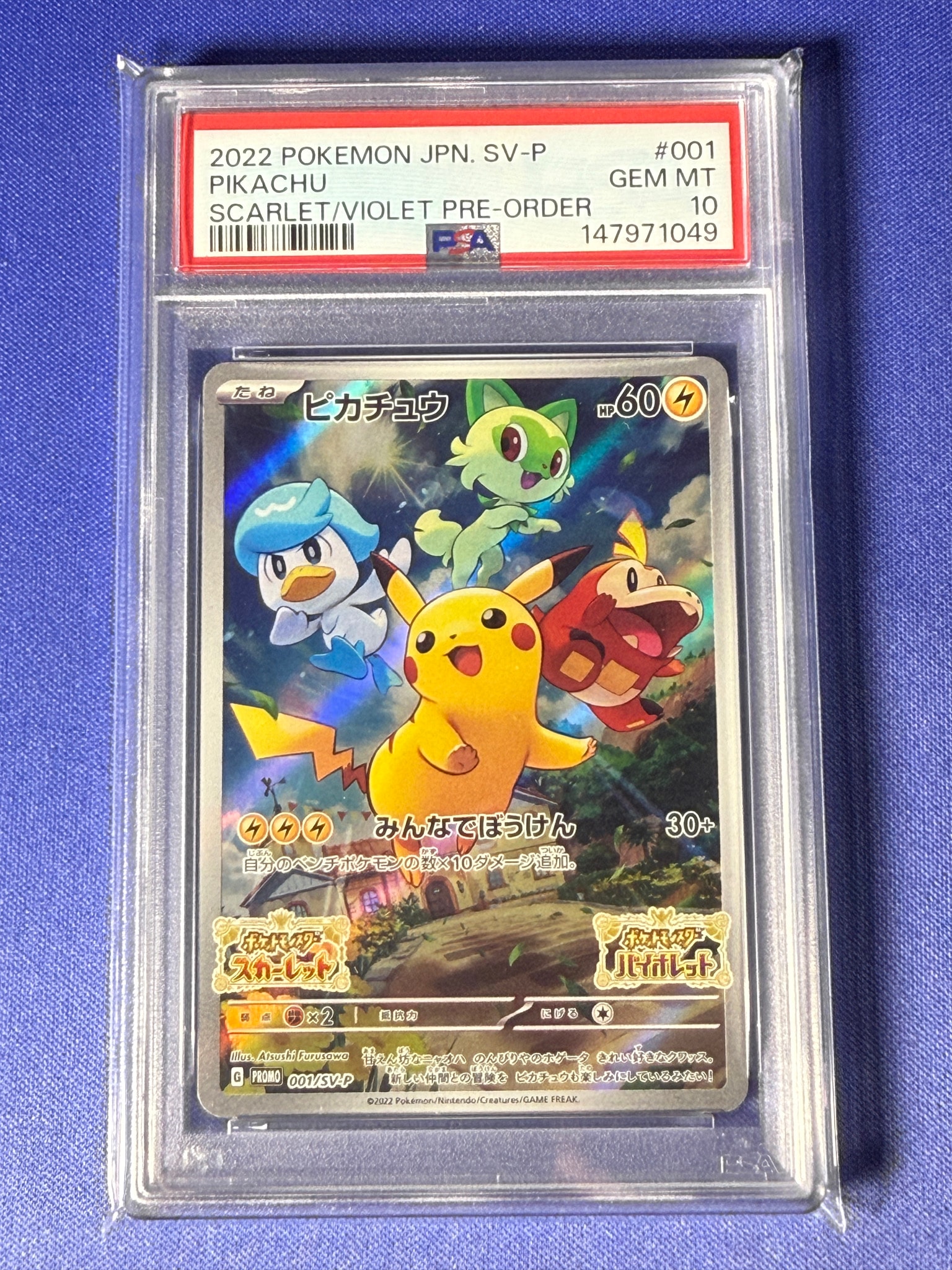 ピカチュウ: プロモ [001/SV-P](プロモーションカード「SV-P」)通販