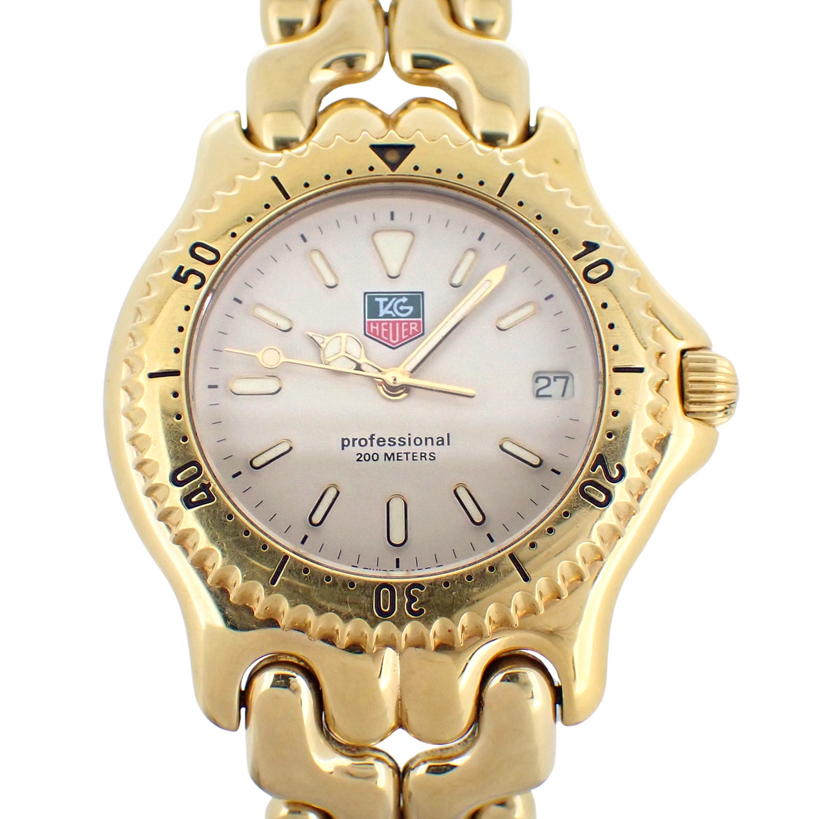 C (やや傷や汚れあり)】TAG HEUER タグホイヤー セル デイト S94.006K