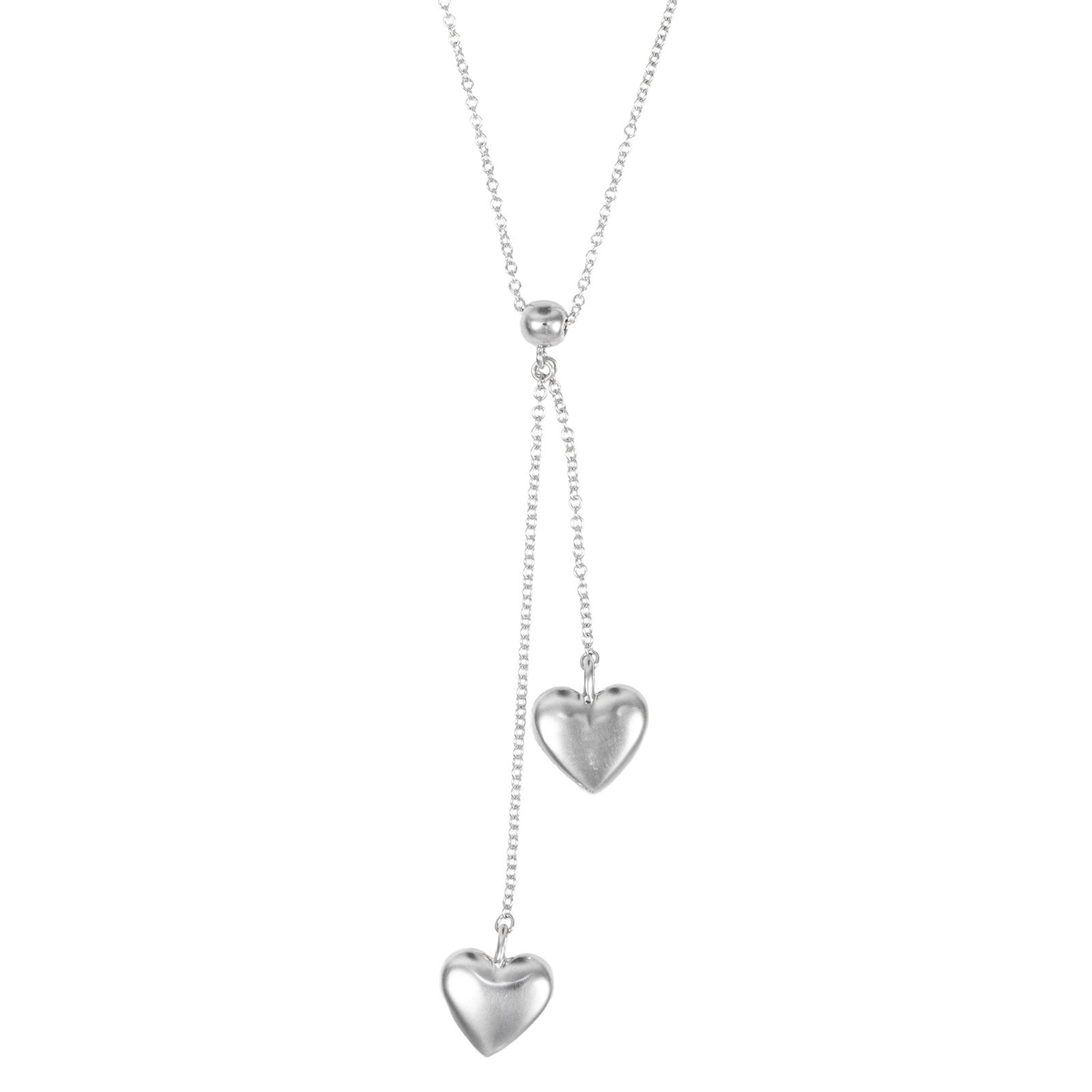 TIFFANY&Co. ティファニー ダブル ハート ネックレス ペンダント シルバー925 シルバー【中古】