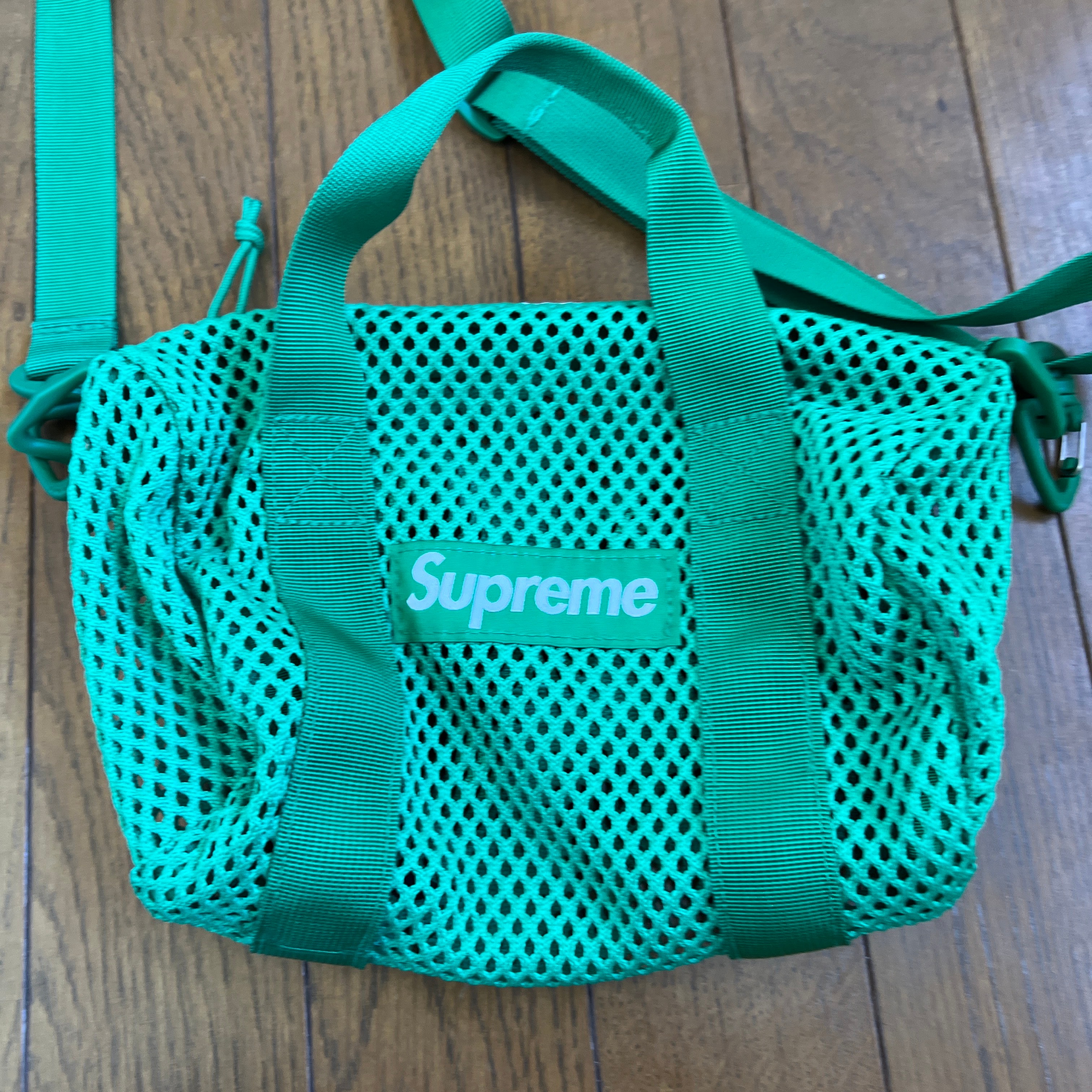 Supreme Mesh Mini Duffle Bag "Green" (23SS)