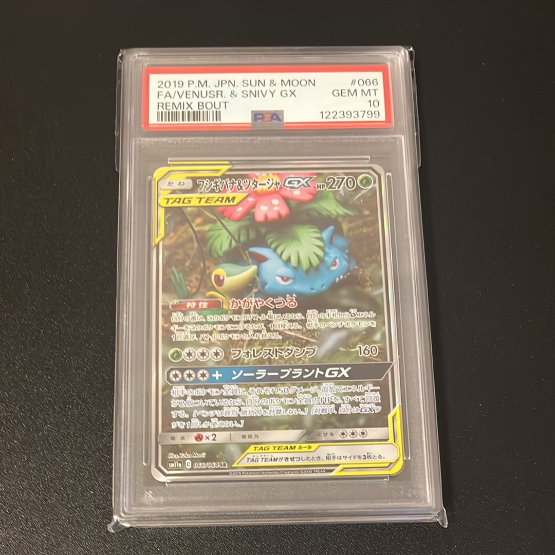 フシギバナ&ツタージャGX SR: SA[SM11a 066/064](強化拡張パック「リミックスバウト」)