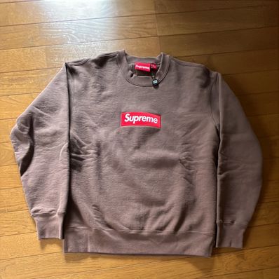 Supreme Box Logo Crewneck "Brown" (22FW)