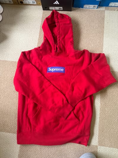 Supreme Box Logo Hooded Sweatshirt "Red" (17FW)