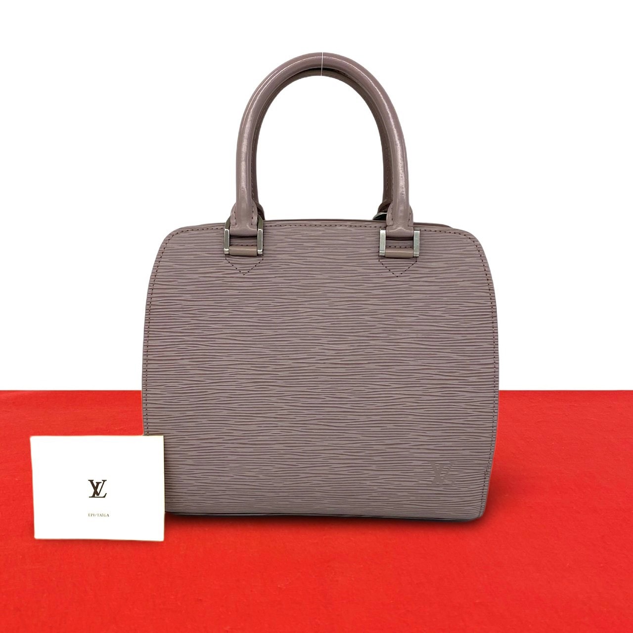 LOUIS VUITTON ルイヴィトン ポンヌフ エピ レザー ハンドバッグ リラ パープル
98714
