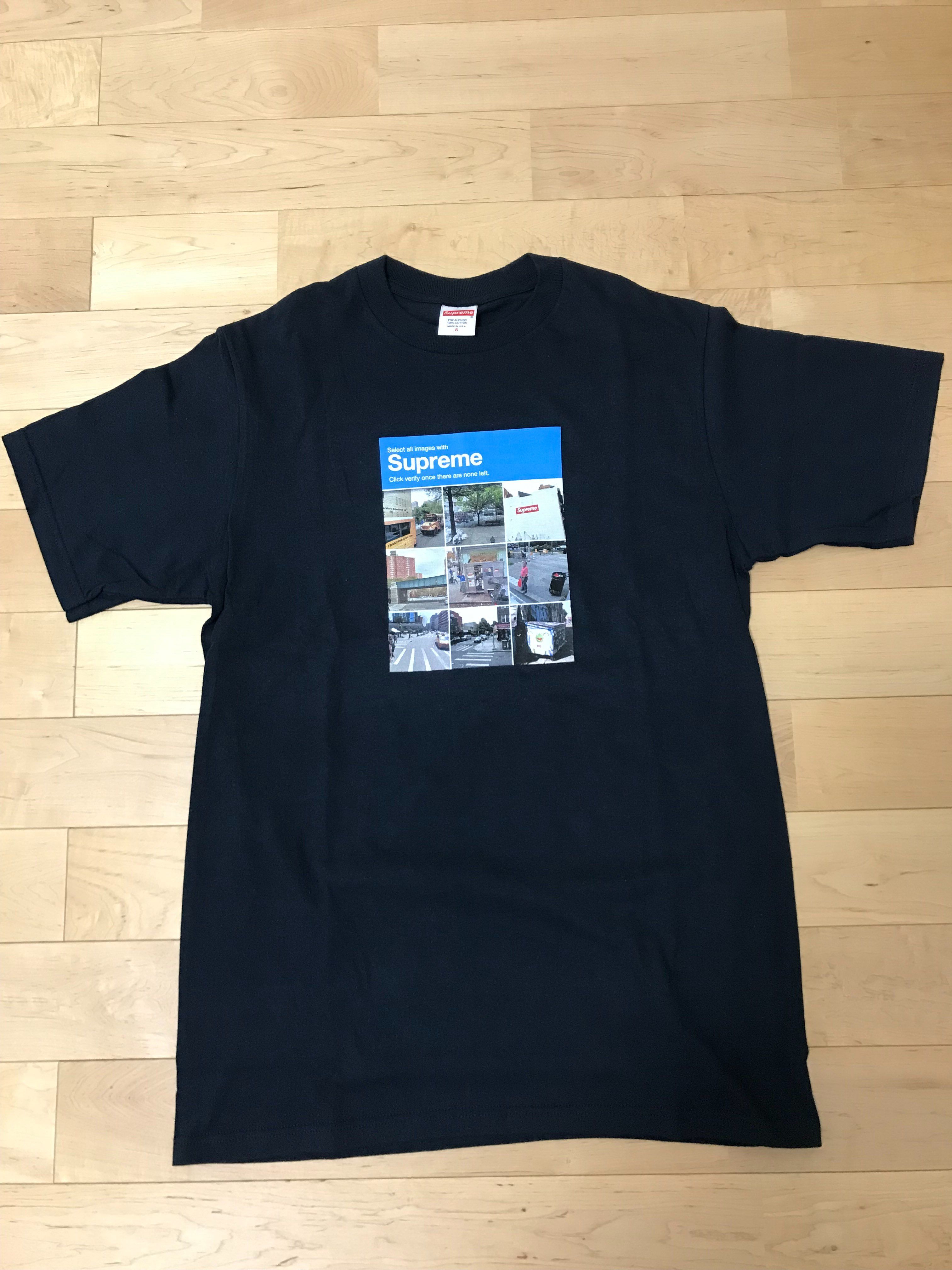 Supreme Verify Tee "Navy"
