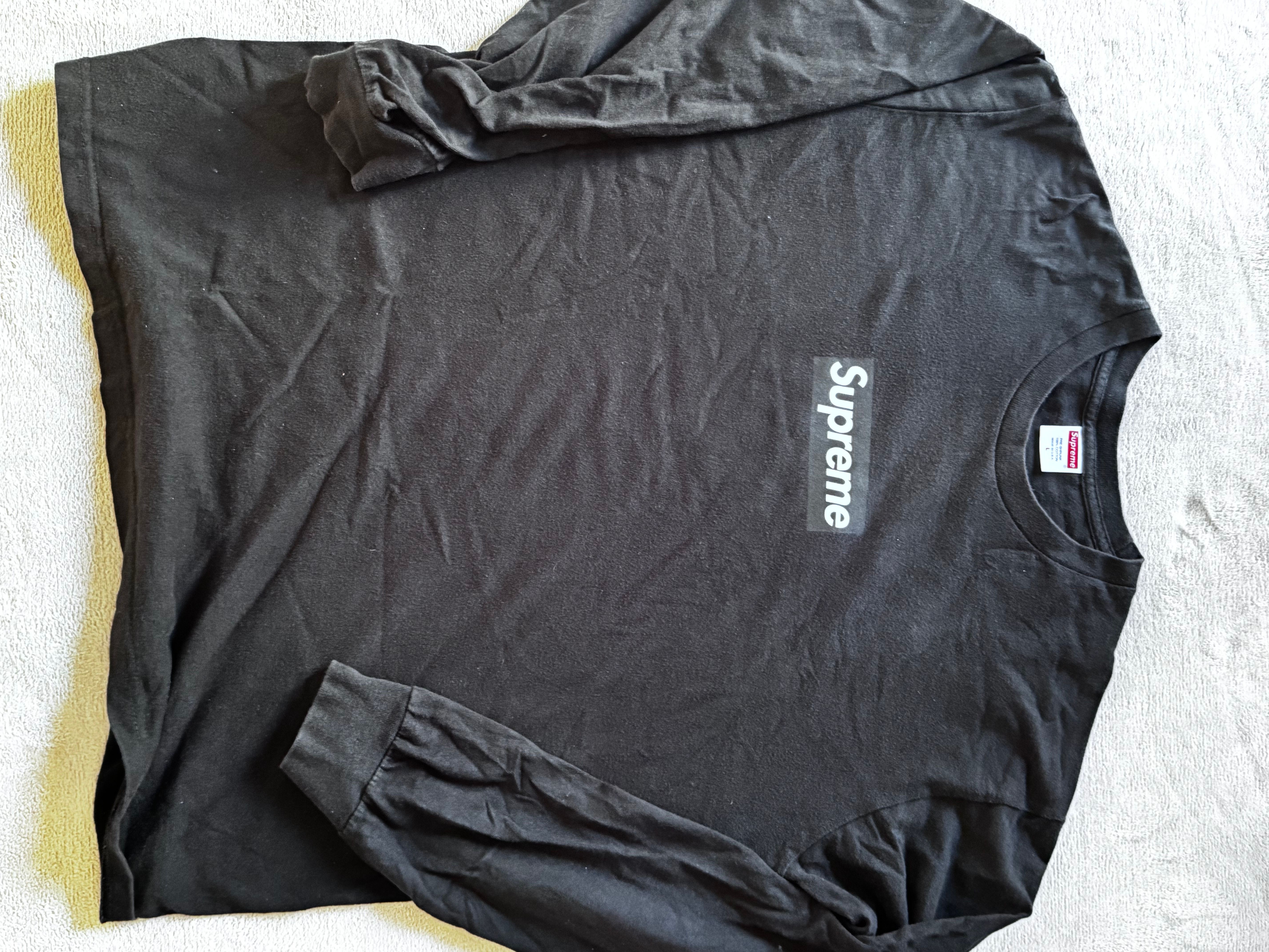 Supreme Box Logo L/S Tee "Black"