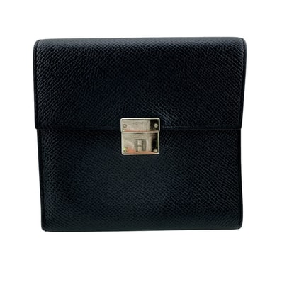 エルメス HERMES 三つ折り財布 クリック12 コンパクトウォレット ブルーインディゴ