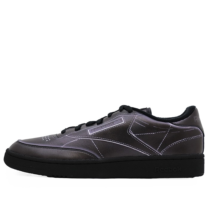 SALE【極美品】Maison Margiela メゾンマルジェラ × Reebok スニーカー サイズ US11 メンズ 22 リーボック コラボレーション PROJECT 0 CC TL ローカット トロンプルイユ シューズ 靴 箱付属 チャコールブラック