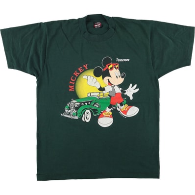古着 フルーツオブザルーム FRUIT OF THE LOOM MICKEY ミッキー キャラクタープリントTシャツ USA製 メンズL相当/eaa570071