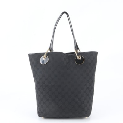 ■極美品 グッチ GGキャンバスエクリプス 120336 トート バッグ