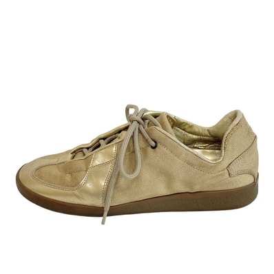グッチ GUCCI スニーカー ローカット ゴールド