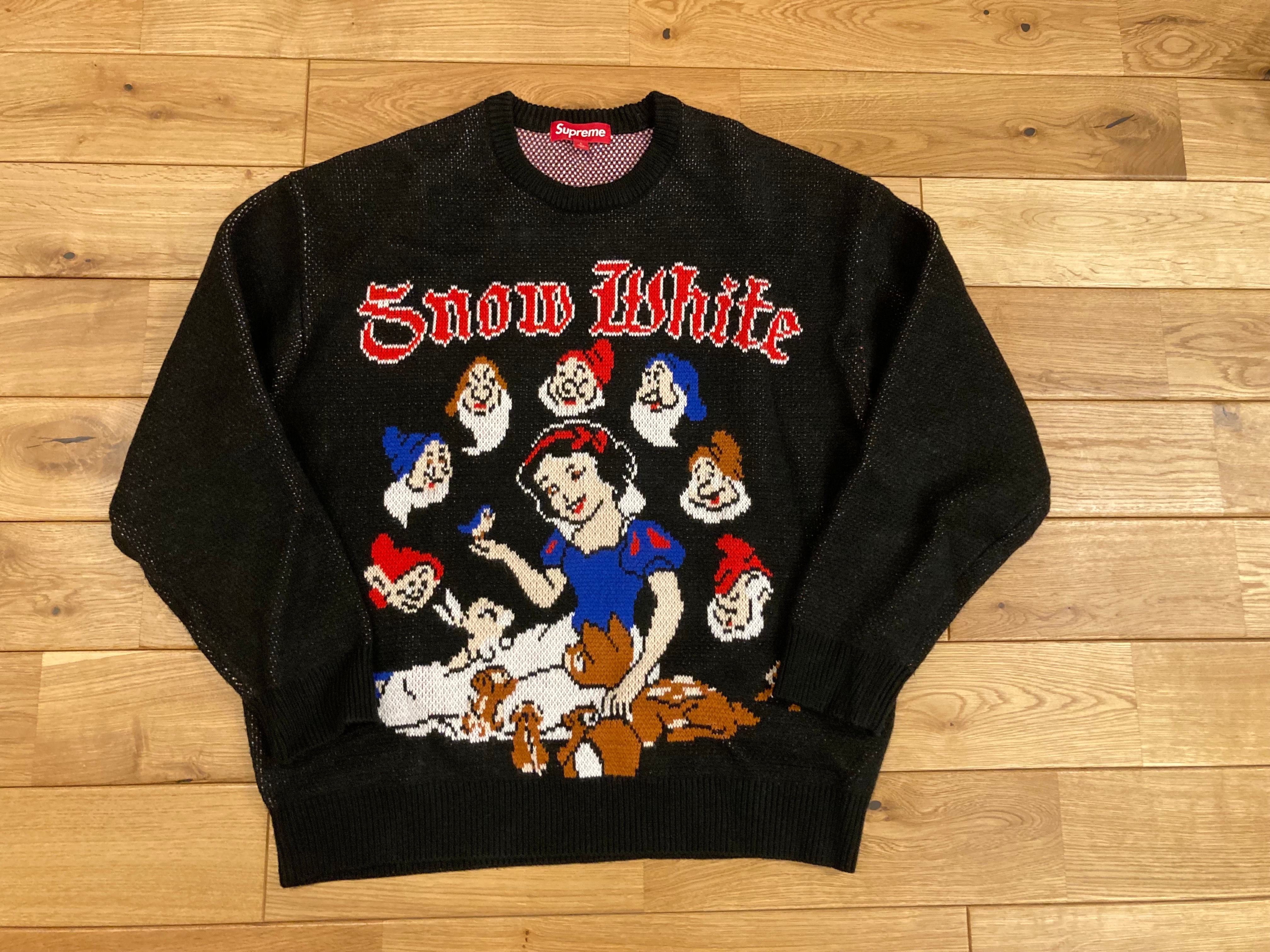 Supreme Snow White Sweater "Black"