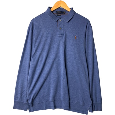 古着 ラルフローレン Ralph Lauren POLO RALPH LAUREN PIMA SOFT TOUCH 長袖 ポロシャツ メンズXL相当/eaa572965