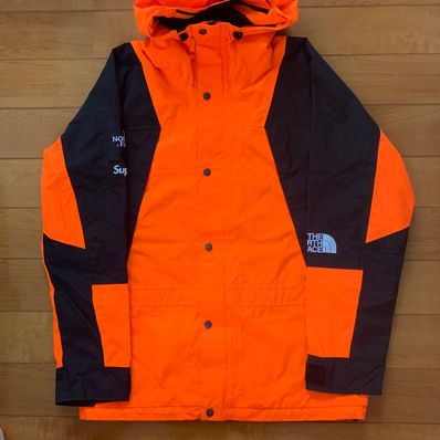 Supreme x The North Face Mountain Light Jacket "Power Orange"