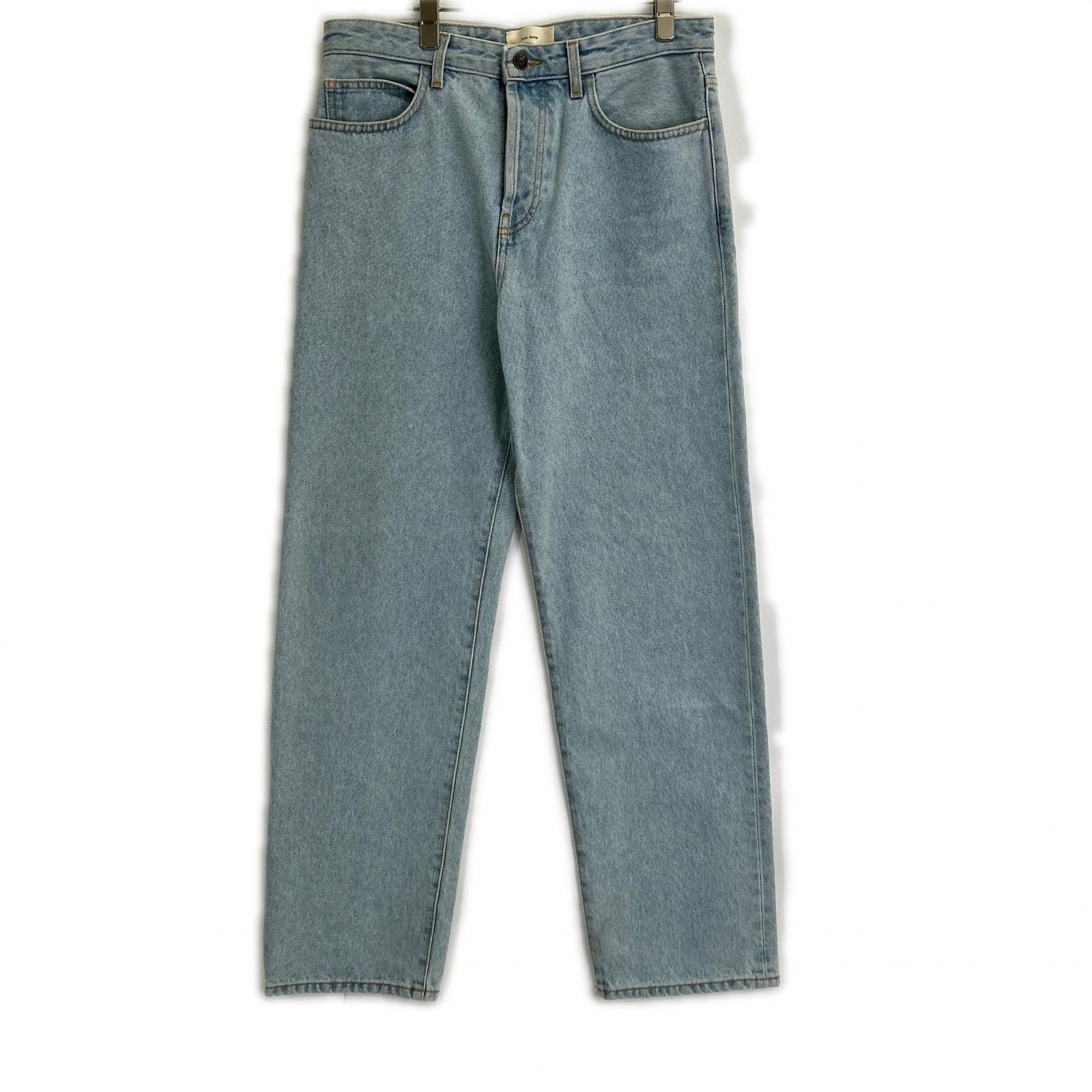 ザ ロウ 501-W2193 ライトインディゴ コットン製 Morton ジーンズ ボタンフライデニムパンツ 30