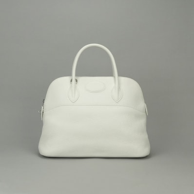 エルメス HERMES ボリード35 ボリード 35 バッグ トートバッグ ショルダーバッグ フィヨルド ホワイト White 白 シルバー金具 ハンドバッグ