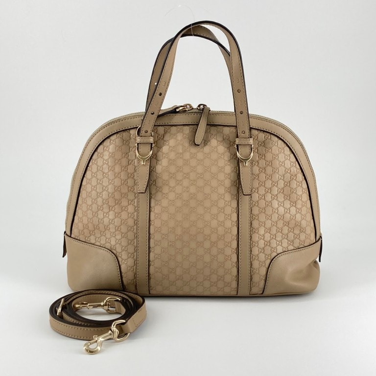 GUCCI(グッチ) マイクログッチシマ 2way ハンド バッグ 309617 ハンドバッグ ベージュ