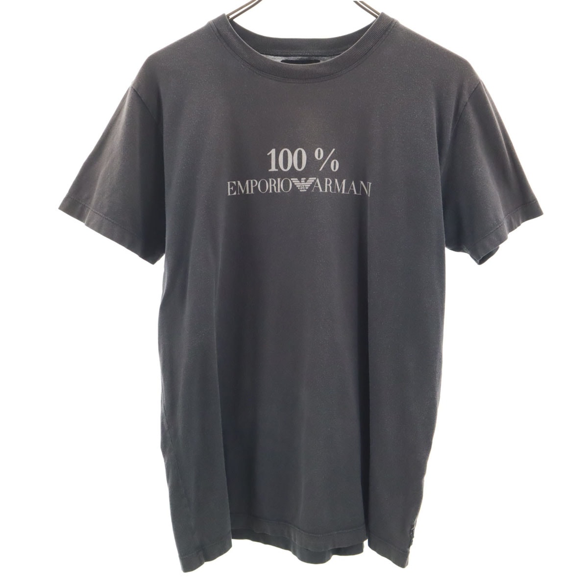 Emporio Armani エンポリオアルマーニ イタリア製 半袖 Tシャツ M チャコールグレー
