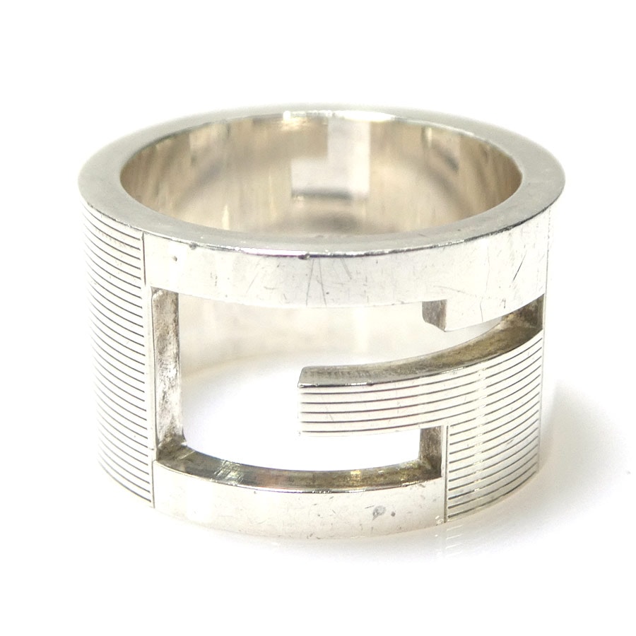 グッチ GUCCI リング・指輪 Gロゴ シルバー925 シルバー レディース 11号【中古】 e61458a