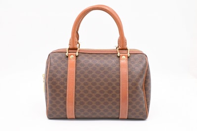 セリーヌ マカダム ヴィンテージ ミニボストンバッグ