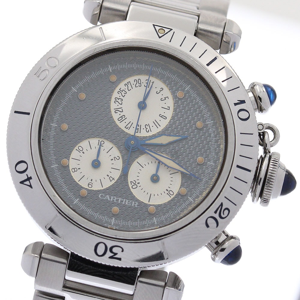 カルティエ パシャC クロノリフレックス W31019H2 ボーイズ 【中古】