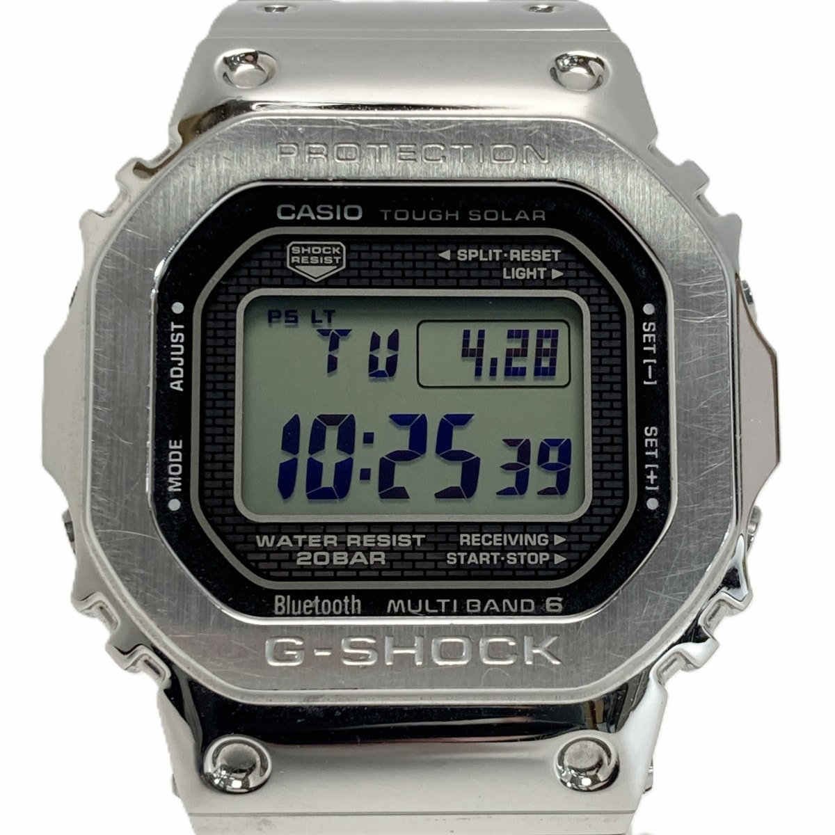 CASIO カシオ G-SHOCK フルメタル 5000シリーズ GMW-B5000D-1JF 電波ソーラー メンズ 腕時計