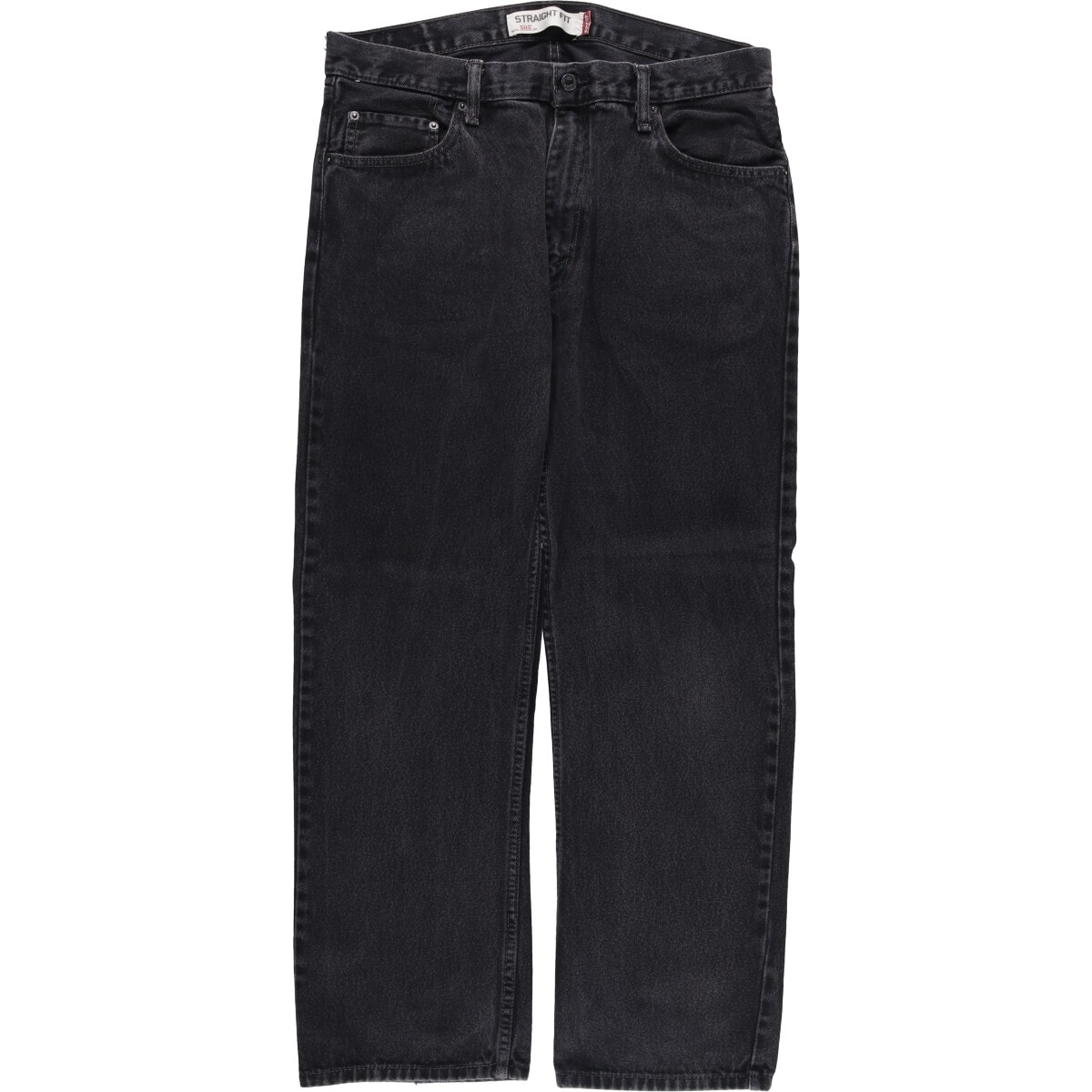 古着 リーバイス Levi's 505 REGULAR FIT ブラックデニム テーパードデニムパンツ メンズw36相当/eaa580234