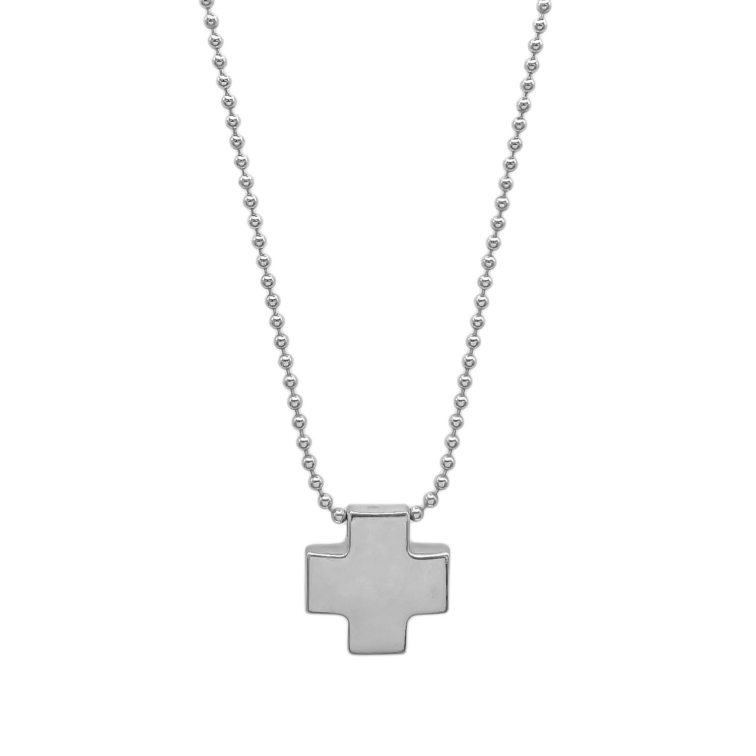 TIFFANY&Co. ティファニー ローマンクロス ネックレス
 ペンダント ロザリオ クロス SV925 シルバー ユニセックス
 【中古】