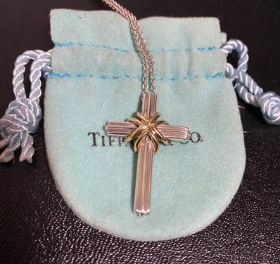 ティファニー ロザリオクロスネックレス