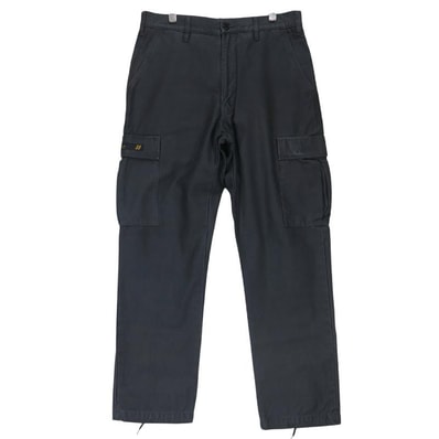 美品 WTAPS ダブルタップス 20SS JUNGLE STOCK 01/TROUSERS.COTTON.SATIN 201WVDT-PTM03 ジャングル ストック トラウザーズ ブラック 6ポケット カーゴ パンツ ボトムス サイズ02(M)
