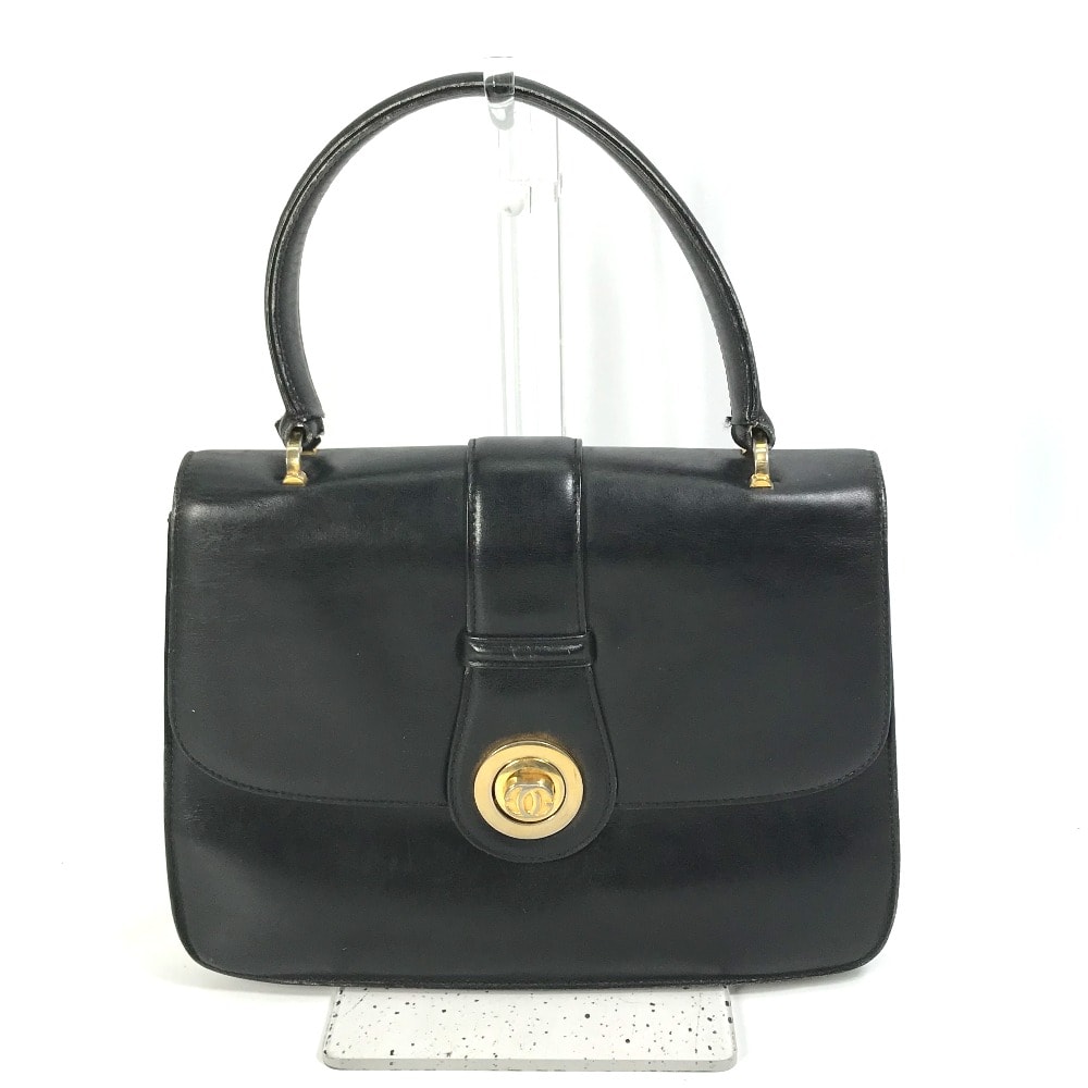 グッチ GUCCI カバン オールドグッチ ハンドバッグ レザー ブラック