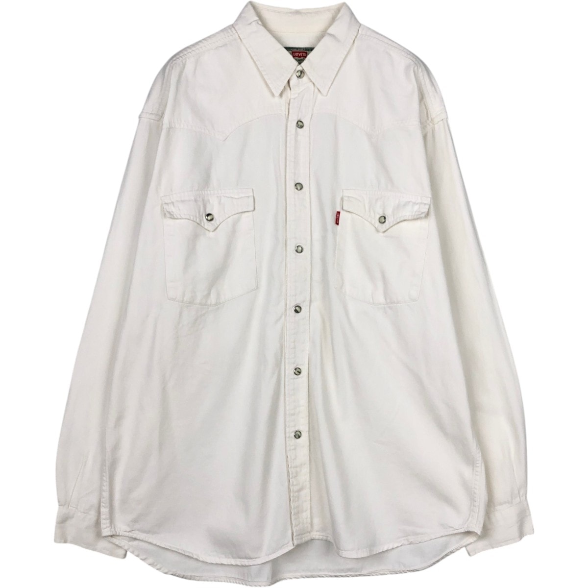 古着 リーバイス Levi's 長袖 デニムウエスタンシャツ メンズXL相当/eaa666256