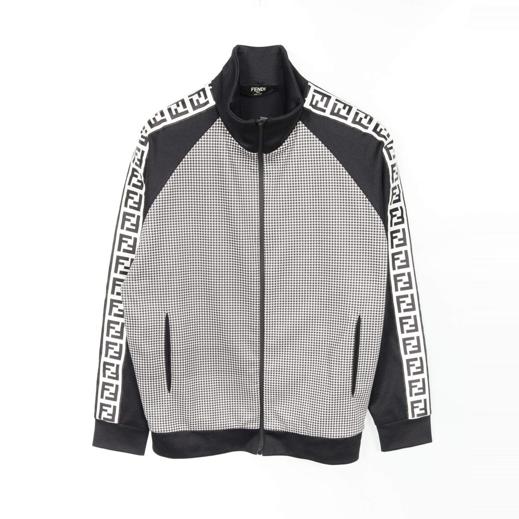 フェンディ FENDI FF柄 衣料品 アウター コットン メンズ ブラック系 / ホワイト系 【中古】